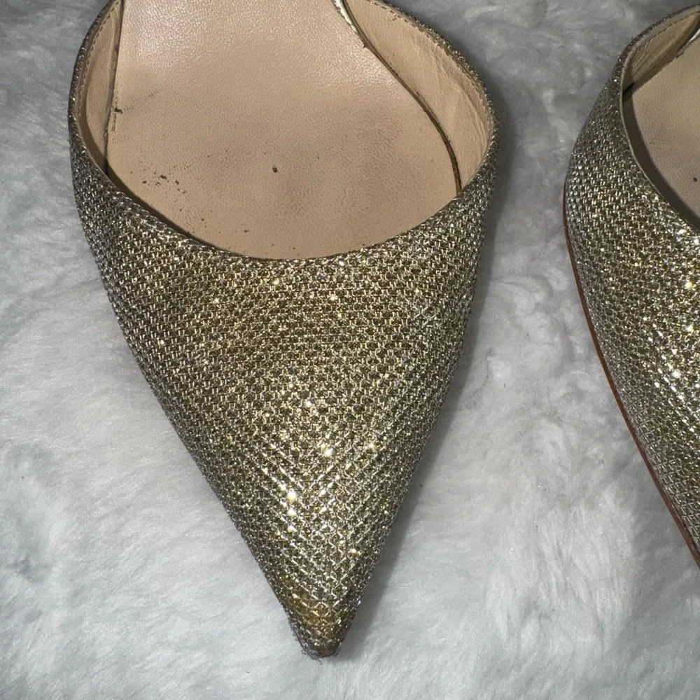 Jimmy Choo Addison 85mm gold goddess heels - Picture 6 of 11